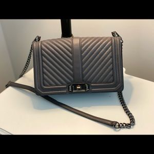 Rebecca Minkoff Chevron Quilted Love Crossbody